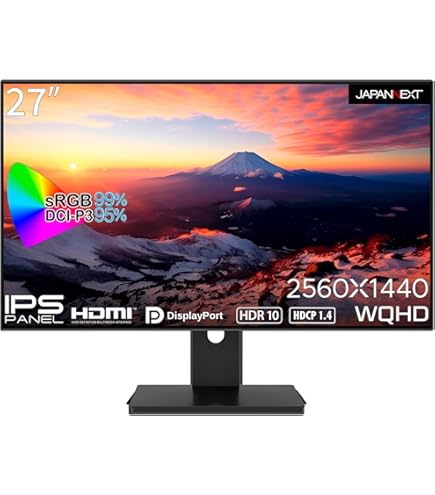 Amazon.co.jp: JAPANNEXT 27インチ ゲーミングモニター 165Hz